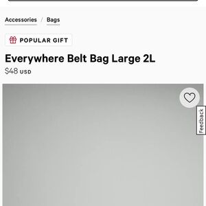 Lululemon Everywhere Belt Bag Large 2L